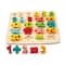 Hape Wooden Chunky Number & Counting Block Puzzle